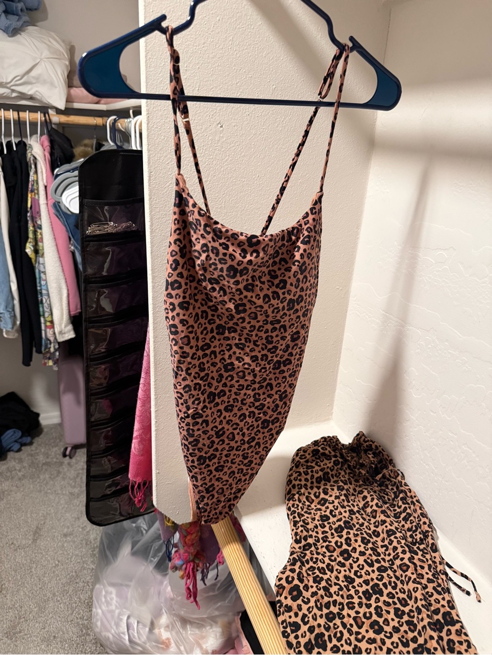 Target Women’s Leopard Print Swim One-Piece - Tan and Black